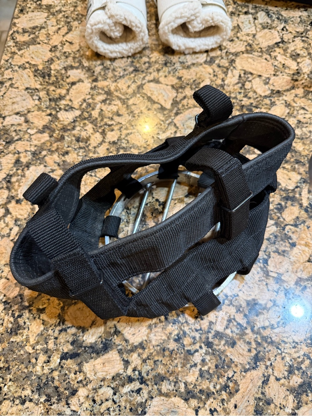 Horse Grazing muzzle attachment black nylon